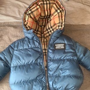 Baby boy (Burberry Reversible Coat )